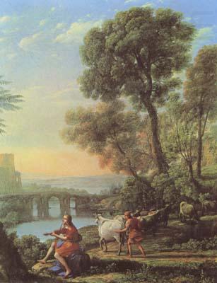 Landscape with Apollo and Mercury (mk08), Claude Lorrain